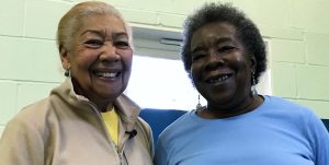 Monica and Monica - participants at Attic Theatre Company Going for a Song Workshop