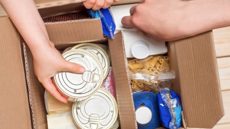 The food bank at The Merton Community Hub