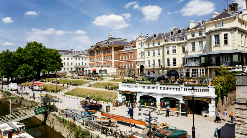 The banks of the River Thames in Richmond