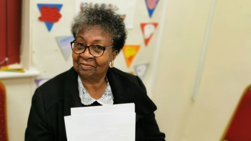 A participant at the Wandsworth and Merton Diabetes Decathlon