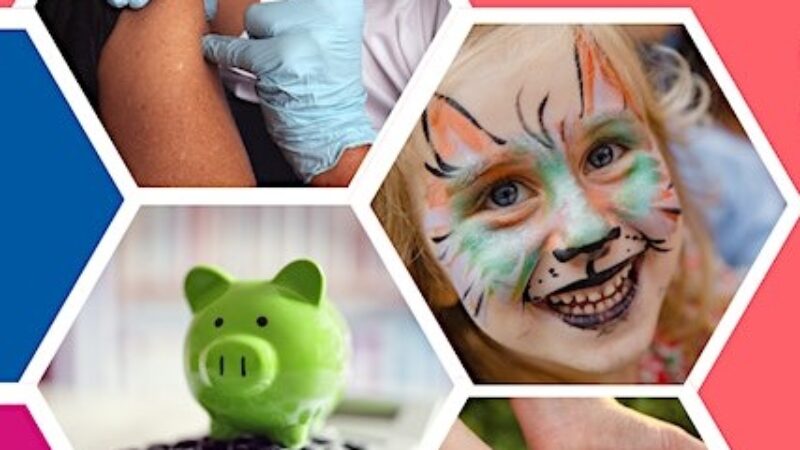 An invitation for local people to attend a health and wellbeing summer event