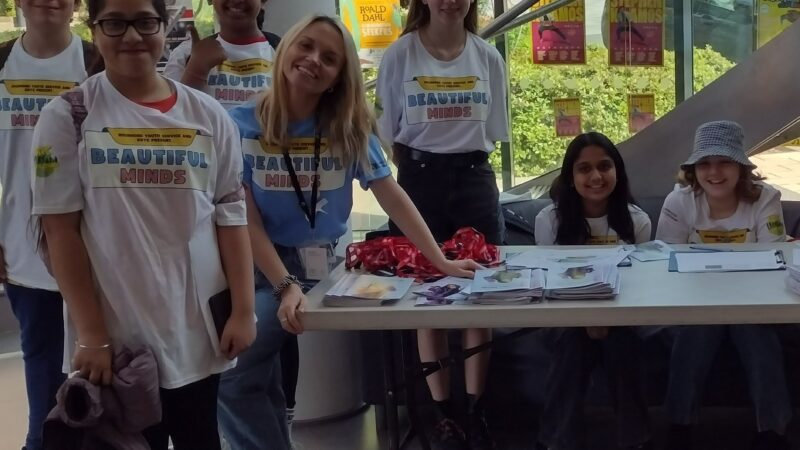 Young people at a recent mental health event in Richmond