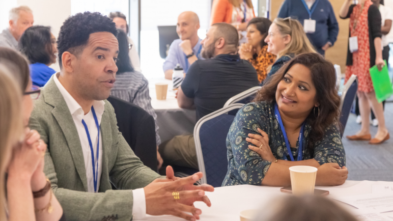 Ben Halschka from Merton Connected and Ima Miah, Chief Executive of Croydon Asian Resource Centre